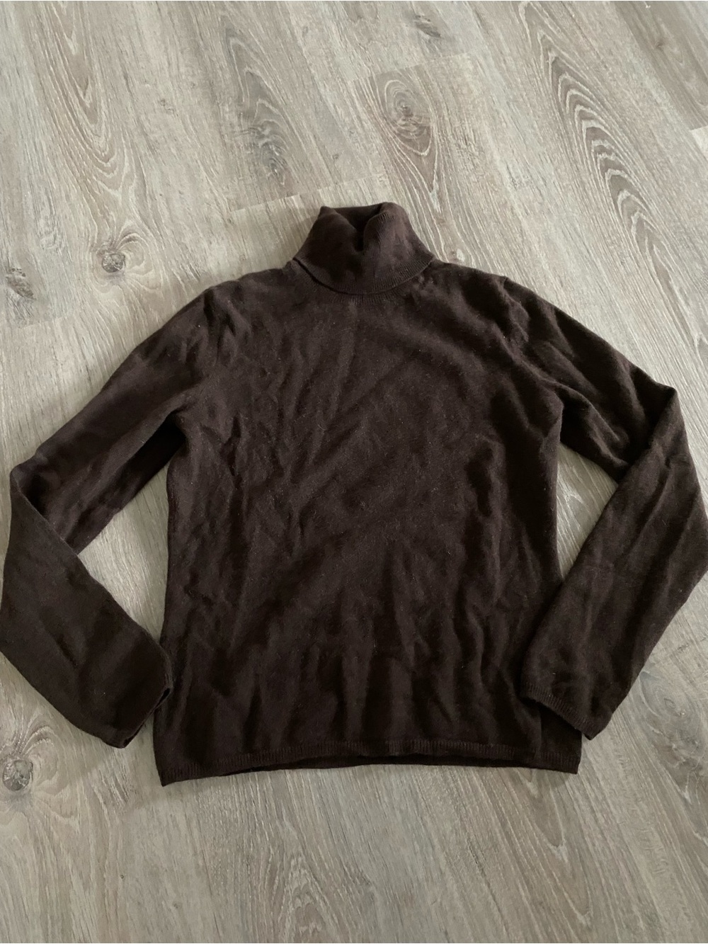 Burberry Cashmere Brown Turtleneck Sweater